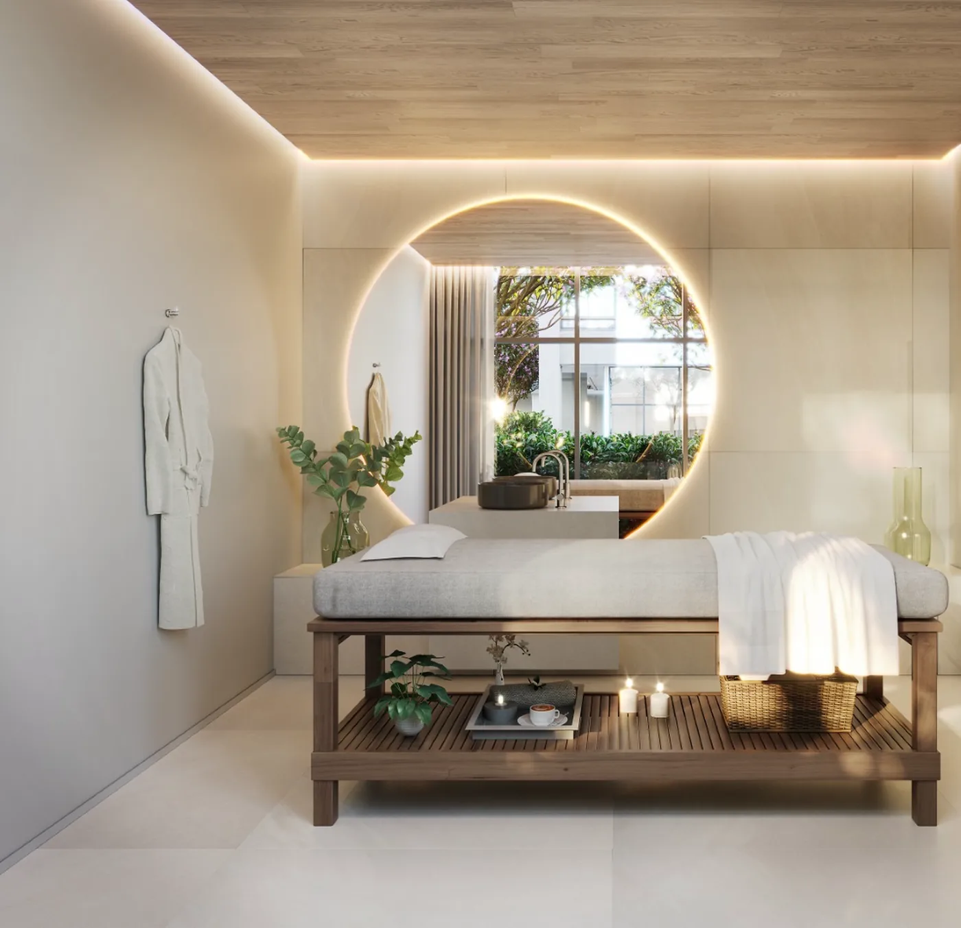 Espaço massagem do Grand Quartier